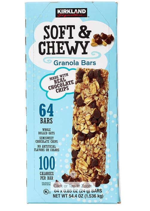 Kirkland Soft and Chewy Granola Bars 64ct