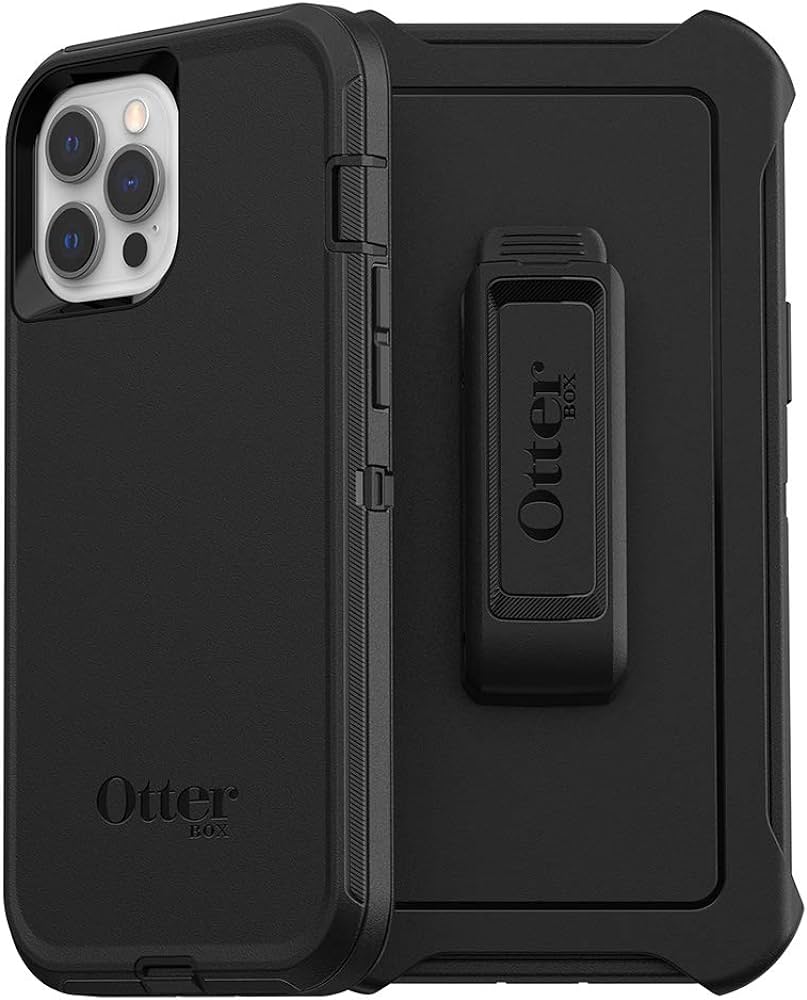 Otterbox Defender Series Screenless Edition Case for iPhone 12 or iPhone 12 Pro Black