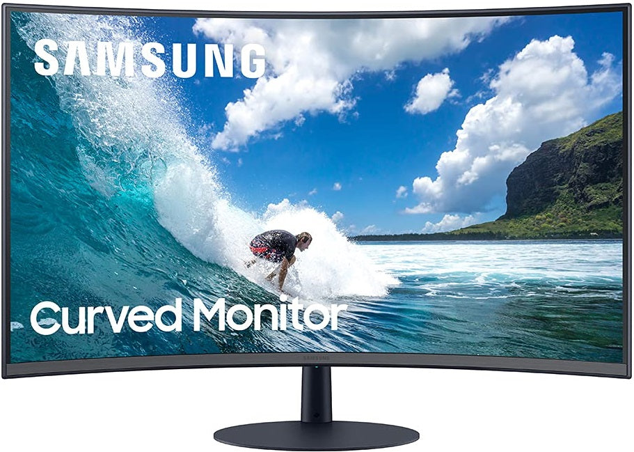 Samsung Computer Monitor T550 Series FHD 1080p 75Hz Curved 27"