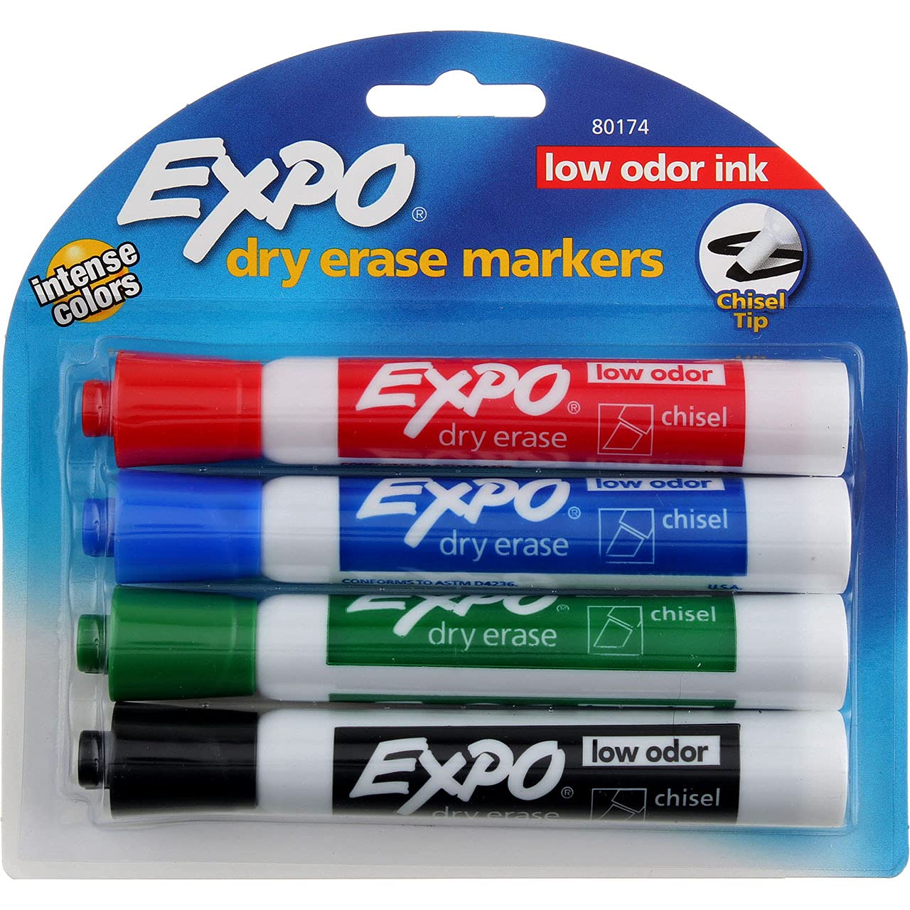 Expo Dry Erase Markers Assorted Colors 4pk