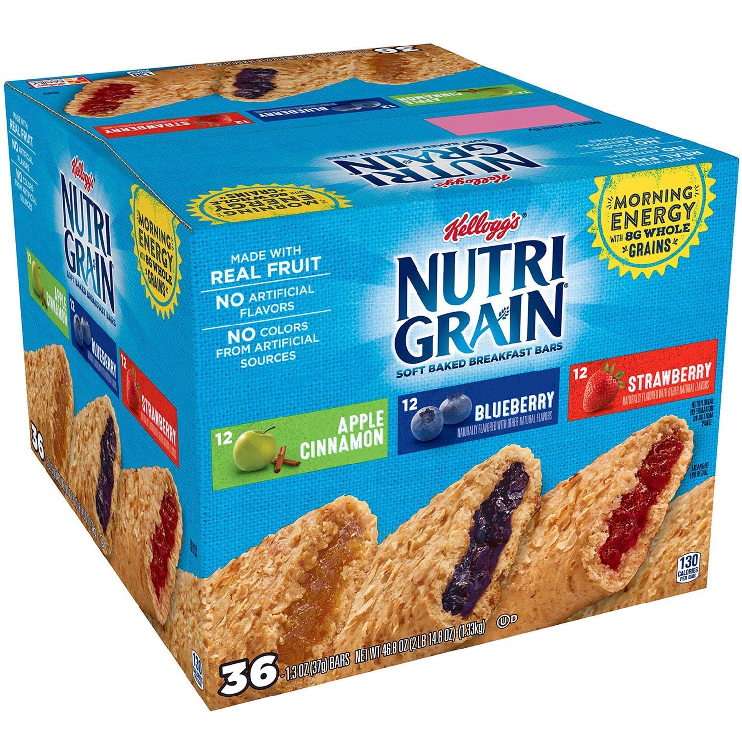 Kelloggs Nutri Grain Variety 36pk