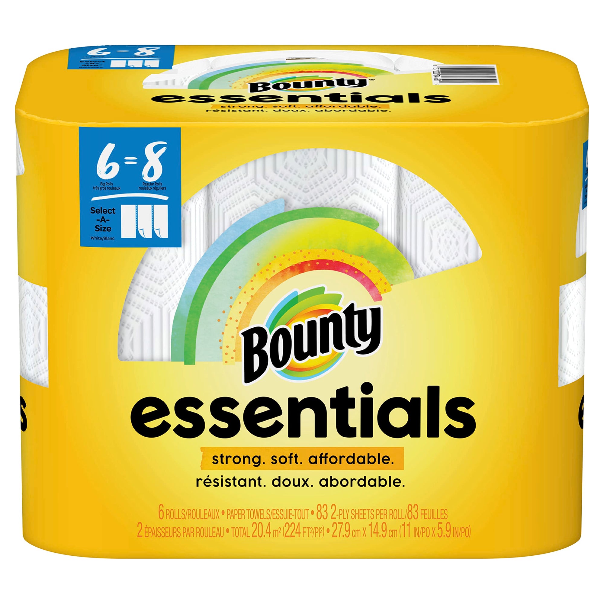 Bounty Essentials Paper Towel 2ply 6pk