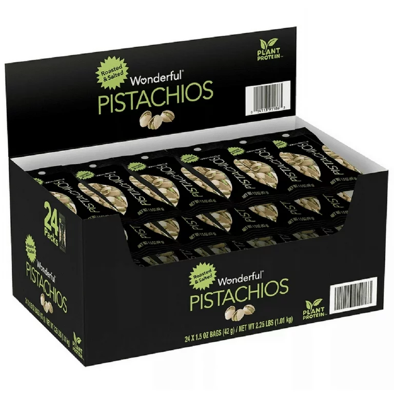 Wonderful Pistachios Roasted and Salted 24ct