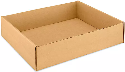 Tray Kraft Box Corrugated 15"x12"x4"